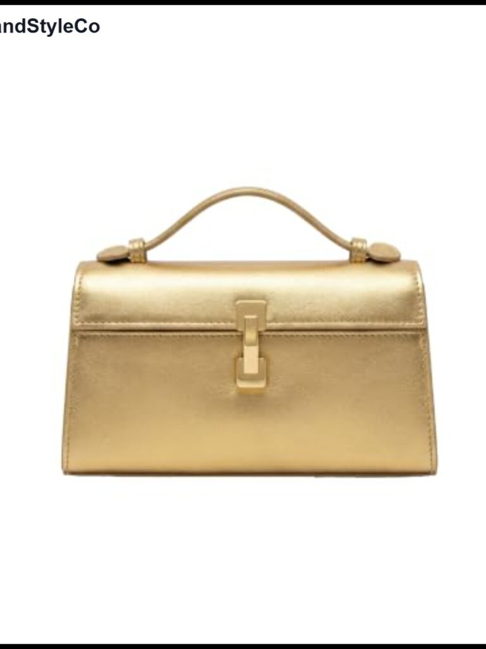 Vegan Leather Clutch Crossbody Bag Small Top Handle Evening Purse